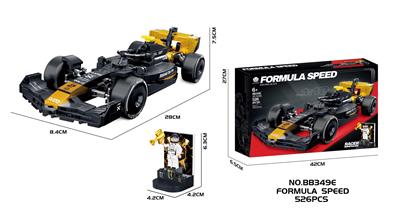 DIY益智拼装积木 速度方程式526PCS（带颁奖台） - OBL10430310
