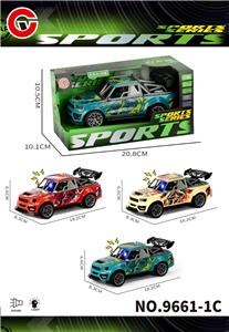 灯光声音惯性涂鸦骨架跑车 - OBL10430645