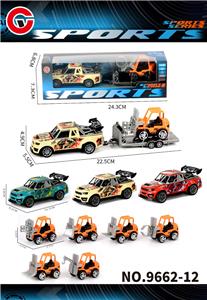 回力涂鸦骨架跑车载滑行工程车 - OBL10430667