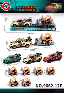 回力涂鸦骨架跑车载滑行工程车 - OBL10430669