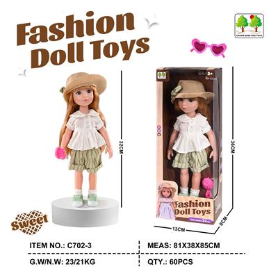 12寸全搪胶时尚娃娃 - OBL10431468