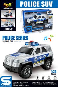 1:24小型吉普警车
（滑行&灯光音乐） - OBL10432065