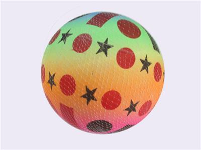 9-INCH DOT STAR RAINBOW BALL - OBL10433480