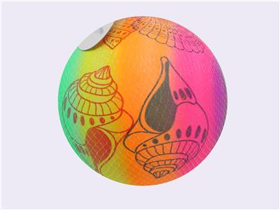 9-INCH CONCH RAINBOW BALL - OBL10433489