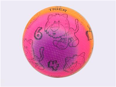 9-INCH TIGER RAINBOW BALL - OBL10433497