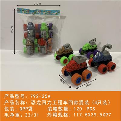 恐龙惯性工程车四款混装
(4只装) - OBL10439964