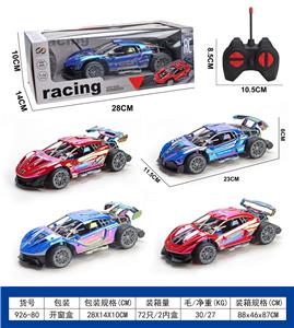 UV喷镀四通骨架遥控车四款混1:16 - OBL10440483