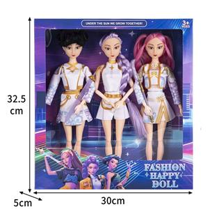 K-POP 猎魔女团真人版11.5寸12关节实身鲁米佐依米拉儿芭比带武器3人混装 - OBL10441943