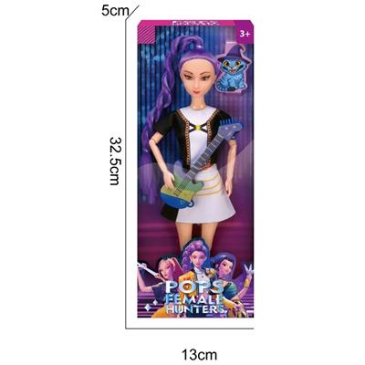 K-POP 猎魔女团动画版11.5寸12关节实身Rumi鲁米打歌芭比带武器 - OBL10441991