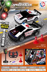1：16PET/PVC透光车壳    特斯拉四通遥控警车(27MHz) - OBL10442452
