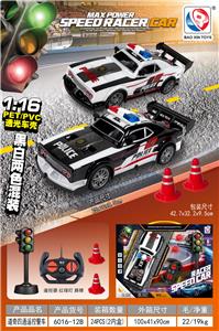 1：16PET/PVC透光车壳        道奇四通遥控警车(27MHz) - OBL10442466