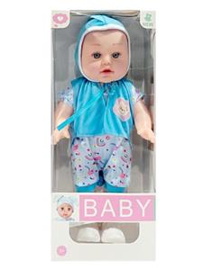 新品爆款14寸直脚娃娃带IC服装多色混装睫毛眼 2个LR44 - OBL10443154