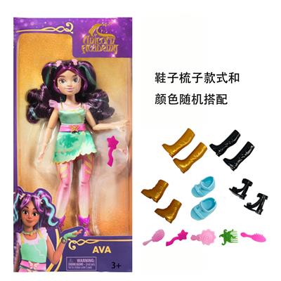 高端大手大脚10寸实身独角兽学院娃娃带鞋子带梳子 - OBL10443216