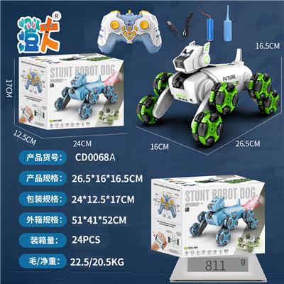 八轮漂移特技机械狗 - OBL10444388