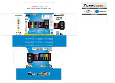 Rainbow piano with 49 keys - OBL10446827