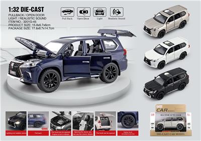 1:32 LX570 SUV
合金模型+底座 - OBL10447239
