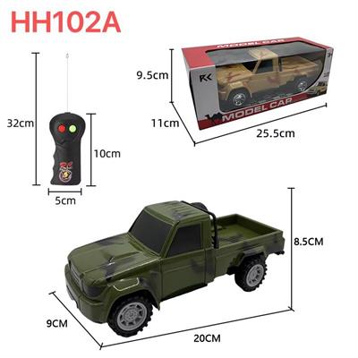 二通遥控车1：20   （绿色，沙漠色）       开窗盒 - OBL10448921