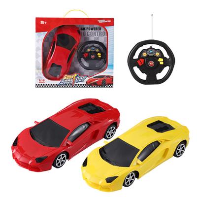 二通方向盘遥控车             1：18 （红，黄） - OBL10449084
