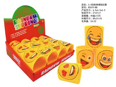 6.5四款表情彩虹圈 - OBL10450166