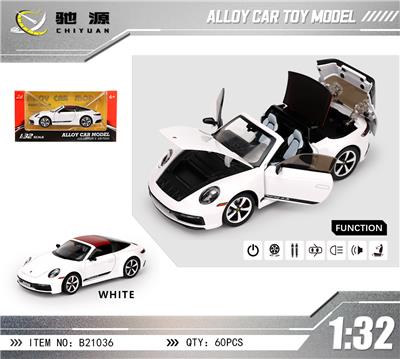 1:32 保时捷 911Targa 白 - OBL10450468