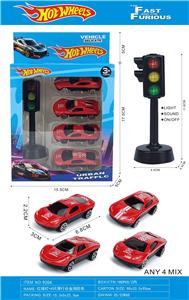红绿灯+4只滑行合金消防车 - OBL10450863