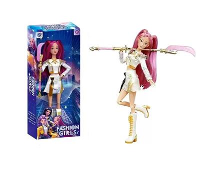 K-POP 猎魔女团动画版11.5寸12关节实身Rumi鲁米打歌芭比带武器 - OBL10451156