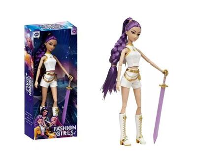 K-POP 猎魔女团动画版11.5寸12关节实身Rumi鲁米打歌芭比带武器 - OBL10451157