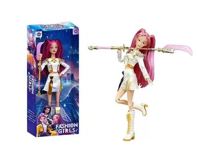 K-POP 猎魔女团动画版11.5寸12关节实身Rumi鲁米打歌芭比带武器 - OBL10451158
