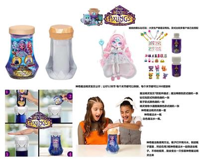 6.5寸12关节实身浴盐产品灵5样不同惊喜配件【2瓶神奇变色魔法水】 - OBL10451214