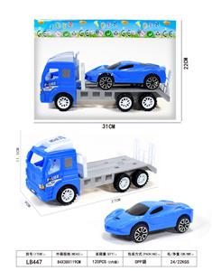 惯性警车拖头带惯性跑车 - OBL10453574
