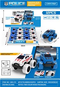 惯性越野特技特斯拉警车 - OBL10454760