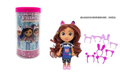Gabby;s dollhouse  高档6.5寸实身盖比的娃娃屋带耳机【娃娃衣服可以穿的】 - OBL10454912