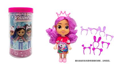 Gabby;s dollhouse  高档6.5寸实身盖比的娃娃屋带耳机【娃娃衣服可以穿的】 - OBL10454914