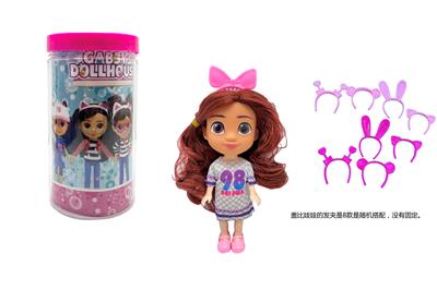 Gabby;s dollhouse  高档6.5寸实身盖比的娃娃屋带耳机【娃娃衣服可以穿的】 - OBL10454915