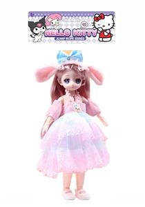 第2代高档12寸12关节6D眼真眼珠酷洛米美少女 - OBL10454950