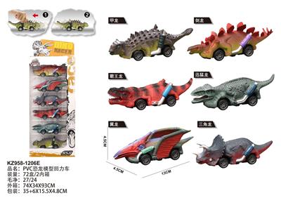 PVC恐龙模型回力车 - OBL10455132