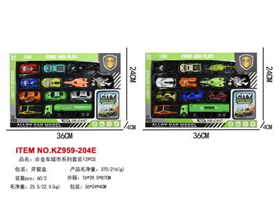 合金车城市系列套装12PCS - OBL10455631