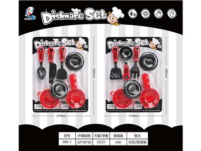 仿真餐具红色2款混装 - OBL10455916