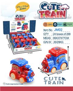 UV印蜘蛛侠按压火车12pcs/展示盒 - OBL10456093