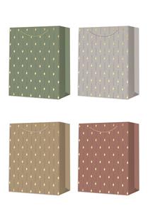 四款中号凹凸+烫金礼品袋 - OBL10456204