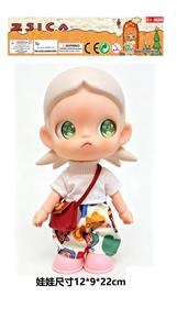 高品质POPMART泡泡玛特ZSIGA嘎子姐9寸14关节实身潮流手办摆件娃娃 - OBL10456556