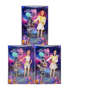第2代K-POP 猎魔 12关节实身猎魔女团，带直播器材带吉他套装 - OBL10457297