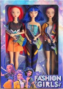 K-POP 猎魔女团真人版11.5寸12关节实身Rumi鲁米打歌芭比带吉他3人混装 - OBL10457322