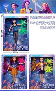 K-POP 猎魔女团真人版11.5寸12关节实身Rumi鲁米打歌芭比带配件 - OBL10457369