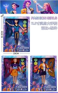 K-POP 猎魔女团真人版11.5寸12关节实身Rumi鲁米打歌芭比带配件 - OBL10457370