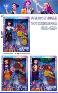 K-POP 猎魔女团真人版11.5寸12关节实身Rumi鲁米打歌芭比带配件 - OBL10457371