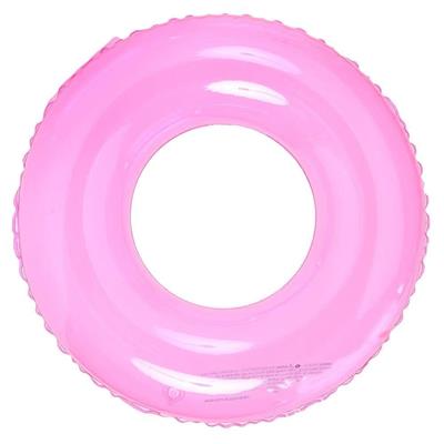 60cm（适合2-4岁）透明粉色加厚泳圈 - OBL10457454