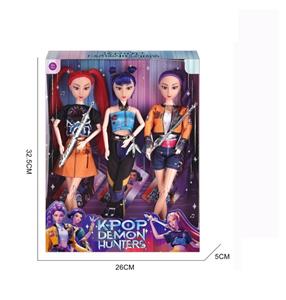 K-POP 猎魔女团11.5寸12关节实身芭芘带武器主题三人装 - OBL10458327