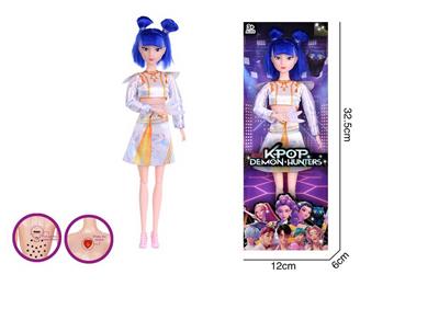 K-POP 猎魔女团11.5寸活手12关节实身七彩音乐摇滚芭芘带武器 - OBL10458338
