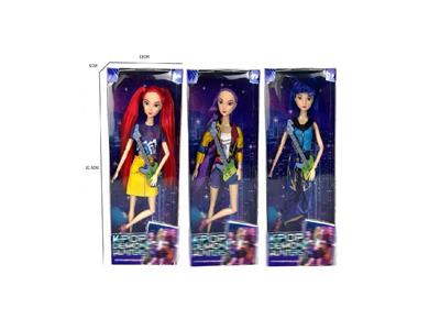 K-POP 猎魔女团真人版11.5寸12关节实身Rumi鲁米打歌芭比带吉他三款混装 - OBL10459251